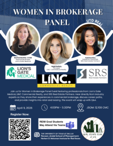 WOMEN IN BROKERAGE PANEL EVENT SPRING 2026 Real Estate Flyer